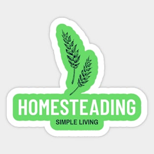 Homesteading Sticker